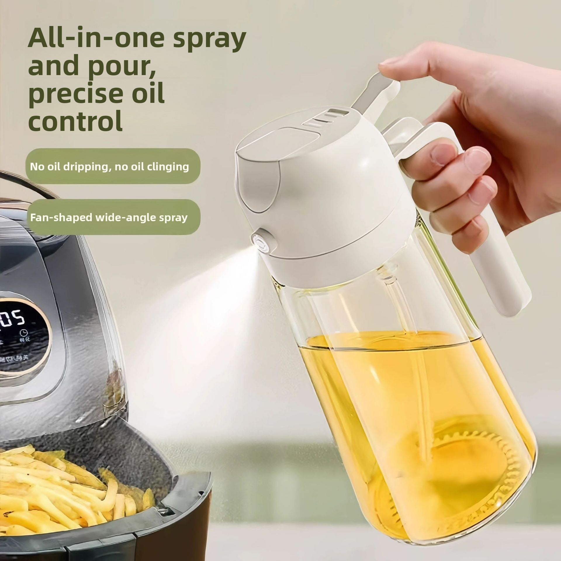 Spray oil bottle