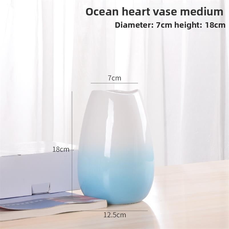 Modern Minimalist European Glass Vase