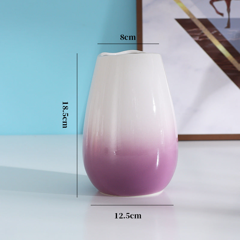 Modern Minimalist European Glass Vase